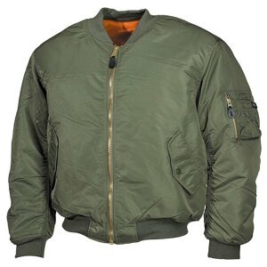 Bunda MFH® Flight Jacket MA1 “Bomber“ – Olive Green  (Farba: Olive Green , Veľkosť: 3XL)