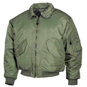 Bunda MFH® Flight Jacket CWU “Bomber“ – Olive Green  (Farba: Olive Green , Veľkosť: S)