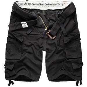 Krátke nohavice RAW VINTAGE SURPLUS® Division Shorts - čierne (Farba: Čierna, Veľkosť: L)
