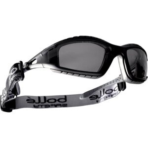 Ochranné okuliare Tracker Bollé® – Dymovo sivé, Čierna (Farba: Čierna, Šošovky: Dymovo sivé)