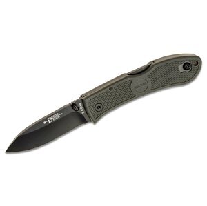 Zatvárací nôž KA-BAR® Dozier Folding Hunter – Čierna čepeľ, Foliage Green (Farba: Foliage Green, Varianta: Čierna čepeľ)