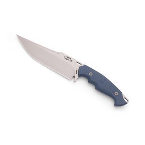 Nôž Legio IX Hydra Knives® – Strieborná čepeľ - Satin, Modrá (Farba: Modrá, Varianta: Strieborná čepeľ - Satin)
