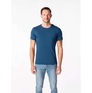 Pánske tričko SlimFit Davos CityZen® – Modrá (Farba: Modrá, Veľkosť: L)