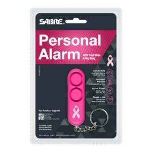 Obranný osobný Personal Alarm Sabre Red® – Ružová (Farba: Ružová)