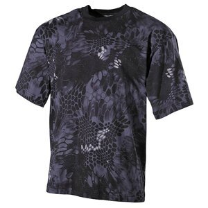 Bavlnené tričko US army MFH® s krátkym rukávom – Čierna (Farba: Čierna, Veľkosť: 3XL)