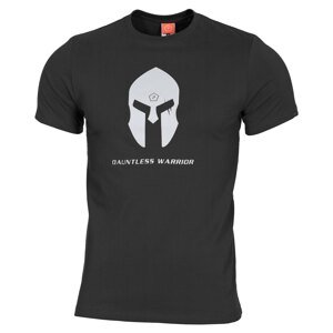 Pánske tričko Spartan helmet Pentagon® – Čierna (Farba: Čierna, Veľkosť: M)