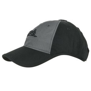 Šiltovka „baseballka“ Logo Cap Ripstop Helikon-Tex® – Čierna / Shadow Grey (Farba: Čierna / Shadow Grey)