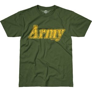 Pánske tričko 7.62 Design® Army Retro - zelené (Veľkosť: S)