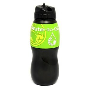 Fľaša s filtrom Water-to-Go™  75 cl – Zelená (Farba: Zelená)