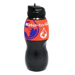 Fľaša s filtrom Water-to-Go™  75 cl – Červená (Farba: Červená)