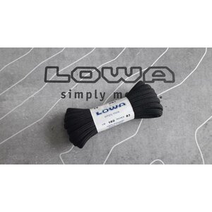 Šnúrky Lowa® 150 cm - čierne (Farba: Čierna, Varianta: 150 cm)