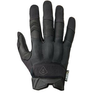 Střelecké rukavice First Tactical® Hard Knuckle - černé (Farba: Čierna, Veľkosť: M)