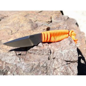 Nôž s pevnou čepeľou ANV® P100 - Hunting Orange (Farba: Hunting Orange, Varianta: Sivá čepeľ – Stone Wash)