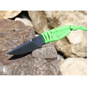 Nôž s pevnou čepeľou ANV® P100 - Zombie Green (Farba: Zombie Green, Varianta: Sivá čepeľ – Stone Wash)