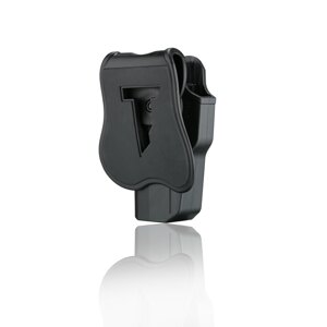 Pištoľové puzdro R-Defender Gen3 Cytac® Glock 17 – Čierna, ľavá strana (Farba: Čierna, Varianta: ľavá strana)