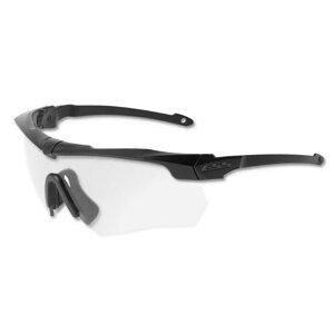 Ochranné strelecké okuliare ESS® Crossbow Suppressor One – Čierna, Číre (Farba: Čierna, Šošovky: Číre)