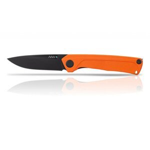 Zatvárací nôž Z200 G10 Liner Lock ANV® - farba rukoväte: oranžová, DLC čierna čepeľ (Farba: Oranžová, Varianta: Čierna čepeľ - DLC)