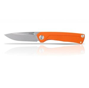 Zatvárací nôž Z200 G10 Liner Lock ANV® - farba rukoväte: oranžová, sivá čepeľ - Stone wash (Farba: Oranžová, Varianta: Sivá čepeľ - Stone Wash)
