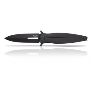 Zatvárací nôž Z400 G10 Liner Lock ANV® - farba rukoväte: čierna, DLC čierna čepeľ (Farba: Čierna, Varianta: Čierna čepeľ - DLC)
