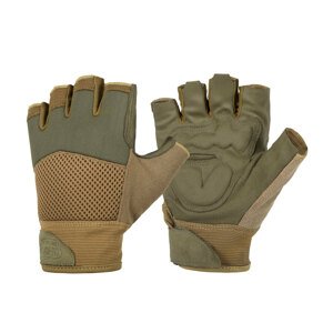 Rukavice Half Finger MK2 Helikon-Tex® – Olive Green / černá (Farba: Zelená / coyote, Veľkosť: S)