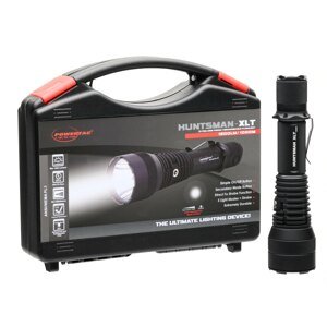 Svietidlo Huntsman XLT / 1200 lm Powertac® – Čierna (Farba: Čierna)