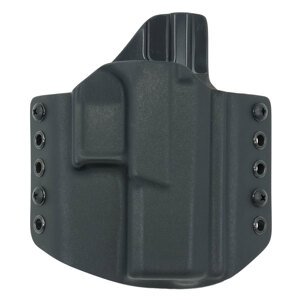 OWB CZ P-10 C - vnější pistolové pouzdro s polovičním SweatGuardem RH Holsters® – Černá (Farba: Čierna, Typ uchycení: Kovový prievlak)