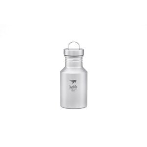 Titánová fľaša Sport Bottle Keith® 400 ml (Farba: Strieborná)