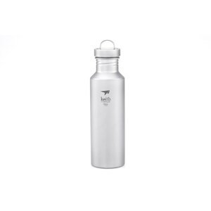 Titánová fľaša Sport Bottle Keith® 700 ml (Farba: Strieborná)