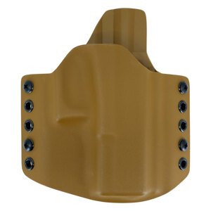 OWB Glock 19 - vonkajšie pištoľové puzdro RH Holsters® – Coyote (Farba: Coyote, Typ uchycení: Kovový prievlak)