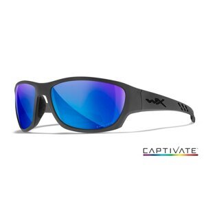 Slnečné okuliare Climb Wiley X® – Captivate™ modré polarizované, Sivá (Farba: Sivá, Šošovky: Captivate™ modré polarizované)