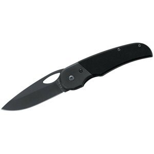 Zatvárací nôž Tegu KA-BAR® – Sivá čepeľ, Čierna (Farba: Čierna, Varianta: Sivá čepeľ)