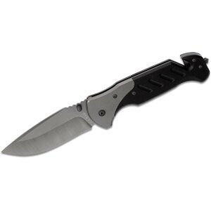 Záchranársky nôž Coypu KA-BAR® – Sivá čepeľ, Čierna (Farba: Čierna, Varianta: Sivá čepeľ)