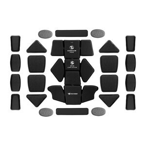 Polstrovanie do helmy EPIC Combat Pads System Team Wendy® – Čierna (Farba: Čierna, Veľkosť: S)