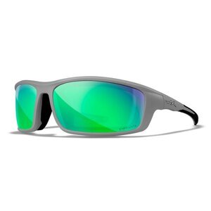 Slnečné okuliare Grid Captivate Wiley X® – Captivate™ zelené polarizované mirror, Sivá (Farba: Sivá, Šošovky: Captivate™ zelené polarizované mirror)