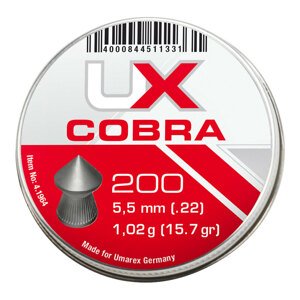 Diabolo Cobra 5.5 mm Umarex® / 200 ks (Farba: Viacfarebná)