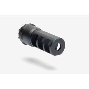 Úsťová brzda / adaptér na tlmič Muzzle Brake / kalibru 7.62 mm Acheron Corp® – 5/8" 24 UNEF, Čierna (Farba: Čierna, Typ závitu: 5/8" 24 UNEF)