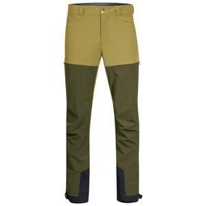Softshellové kalhoty Bekkely Hybrid Bergans® – Olive Green / Dark Olive Green (Farba: Olive Green / Dark Olive Green, Veľkosť: L)