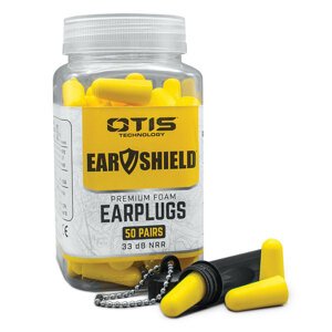 Špunty Premium Foam Earplugs Otis Defense®, 50 ks (Farba: Žltá)