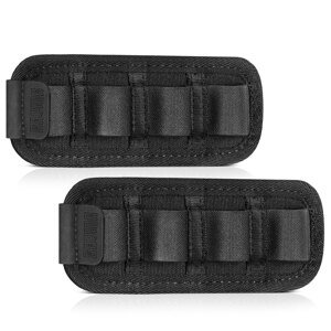 Velcro insert na brokovnicové náboje 12GA Savior® – 4, Čierna (Farba: Čierna, Počet: 4)