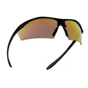 Slnečné strelecké okuliare Sentinel Bollé® – Červené zrkadlové, Čierna (Farba: Čierna, Šošovky: Červené zrkadlové)
