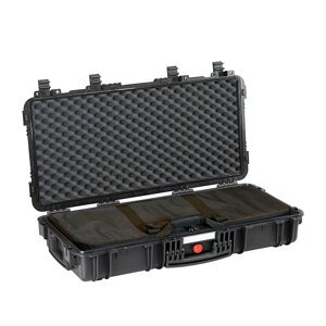 Odolný vodotesný kufor RED7814 Explorer Cases® / s puzdrom (Farba: Čierna)
