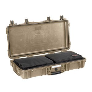 Odolný vodotesný kufor 7814 Explorer Cases® / s puzdrom – Piesková (Farba: Piesková)