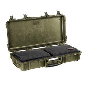Odolný vodotesný kufor 7814 Explorer Cases® / s puzdrom – Zelená (Farba: Zelená)
