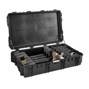 Odolný vodotesný kufor na 6 pušiek 10826 Explorer Cases® / s penou (Farba: Čierna)
