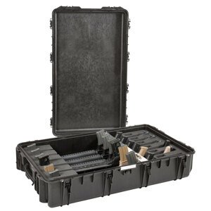 Odolný vodotesný kufor na 6 pušiek 10826 Explorer Cases® / s nastaviteľným systémom (Farba: Čierna)