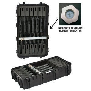 Odolný vodotesný kufor na 12 pušiek 10840 Explorer Cases® / s penou – Čierna (Farba: Čierna)